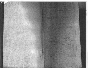 Association Minutes, 1908