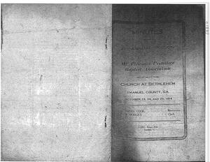 Association Minutes, 1914