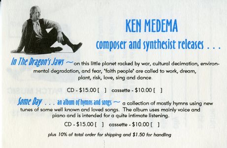 Order Form for Ken Medema Recordings