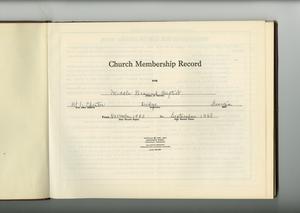 Middle Ground Baptist Church Records, 1965-1968