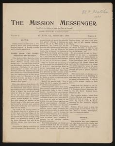 The Mission Messenger, February 1897
