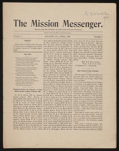 The Mission Messenger, April 1900