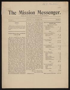 The Mission Messenger, August 1900