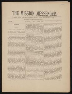 The Mission Messenger, June 1901
