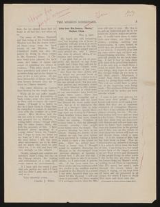 The Mission Messenger, July 1901