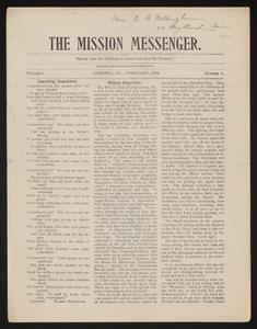 The Mission Messenger, February 1902