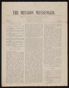 The Mission Messenger, May 1903