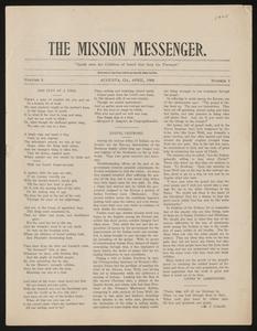 The Mission Messenger, April 1904