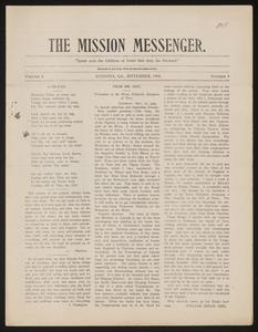 The Mission Messenger, September 1904
