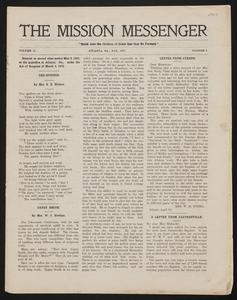 The Mission Messenger, May 1907