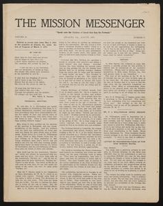The Mission Messenger, August 1907