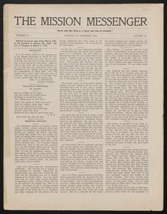 The Mission Messenger, December 1907