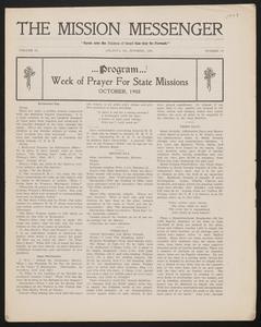 The Mission Messenger, October 1908