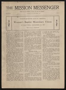 The Mission Messenger, December 1909