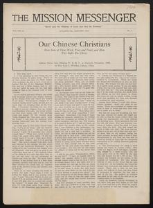 The Mission Messenger, January 1910
