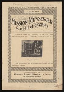 The Mission Messenger, August 1912