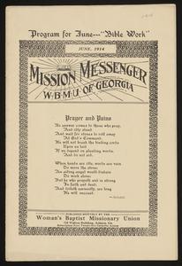 The Mission Messenger, June 1914