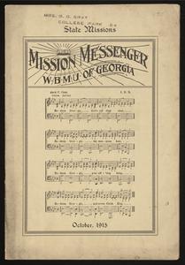 The Mission Messenger, October 1915