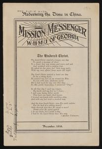 The Mission Messenger, December 1916
