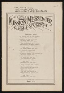 The Mission Messenger, June 1917