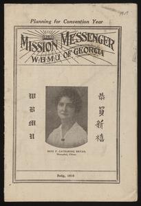 The Mission Messenger, July 1919