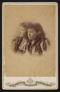 Julia King Collection - Two young girls, Savannah