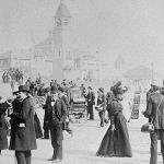 Crowds at 1895 Cotton Exposition