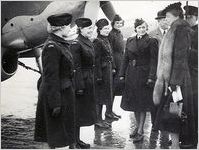 Raines with Eleanor Roosevelt