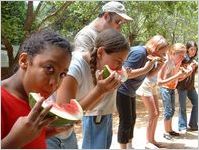 Eating Watermelon