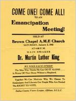 Emancipation Meeting Flyer