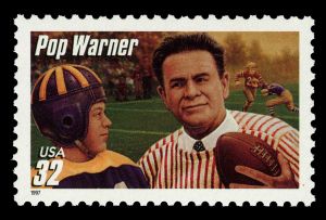 Pop Warner Postage Stamp