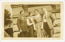 Photograph of two men and two women, Commerce, Georgia
