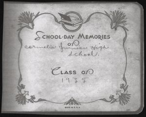 School-day memories of Cornelia Junior High School class of 1935