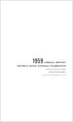 Annual report for the year ended September 30, 1959, 1959 Nov. 30