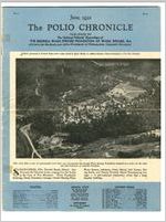 Polio chronicle, volume 1, number 6, June, 1932