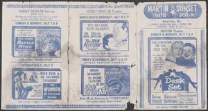 Martin Theatre & Sunset Drive-In program—week of July 7