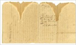 Indenture of land, Cobb County, Georgia, 1851