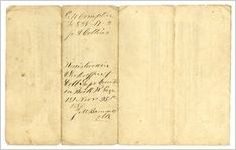 Indenture of land, Cobb County, Georgia, 1856
