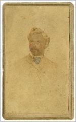 Cabinet card of unidentified man