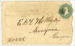Envelope addressed to E.D.L. Mobley