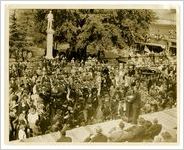 Photograph of crowd attending address, Sylvania, Georgia, 1947