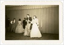 Photograph of men and women dancing on stage, Sylvania, Georgia, 1947