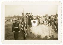 Photograph of dedication ceremony, Sylvania, Georgia, 1947
