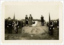Photograph of dedication ceremony, Sylvania, Georgia, 1947