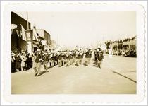Photograph of parade, Sylvania, Georgia, 1947