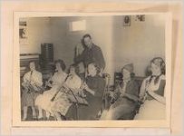 Photograph of band master giving instructions to the clarinet section of the Screven County High School band, Sylvania, Georgia, 1951