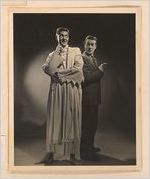 Photograph of two of the Demi-Tasse Players, Sylvania, Georgia, 1951