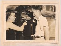 Photograph of physician participating in public health test, Sylvania, Georgia, 1951