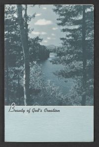 Three church bulletins from the 1950s