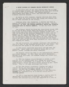 Histories of Suwanee First United Methodist Church